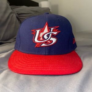 New Era Team USA Baseball Fitted Hat 7 1/8